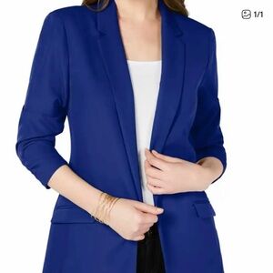 INC International Concepts Royal Blue Blazer